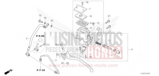 REAR BRAKE MASTER CYLINDER NSS350AR de 2024